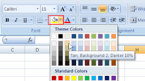 Cara Memberi Warna Pada Tabel Excel Manual dan Otomatis